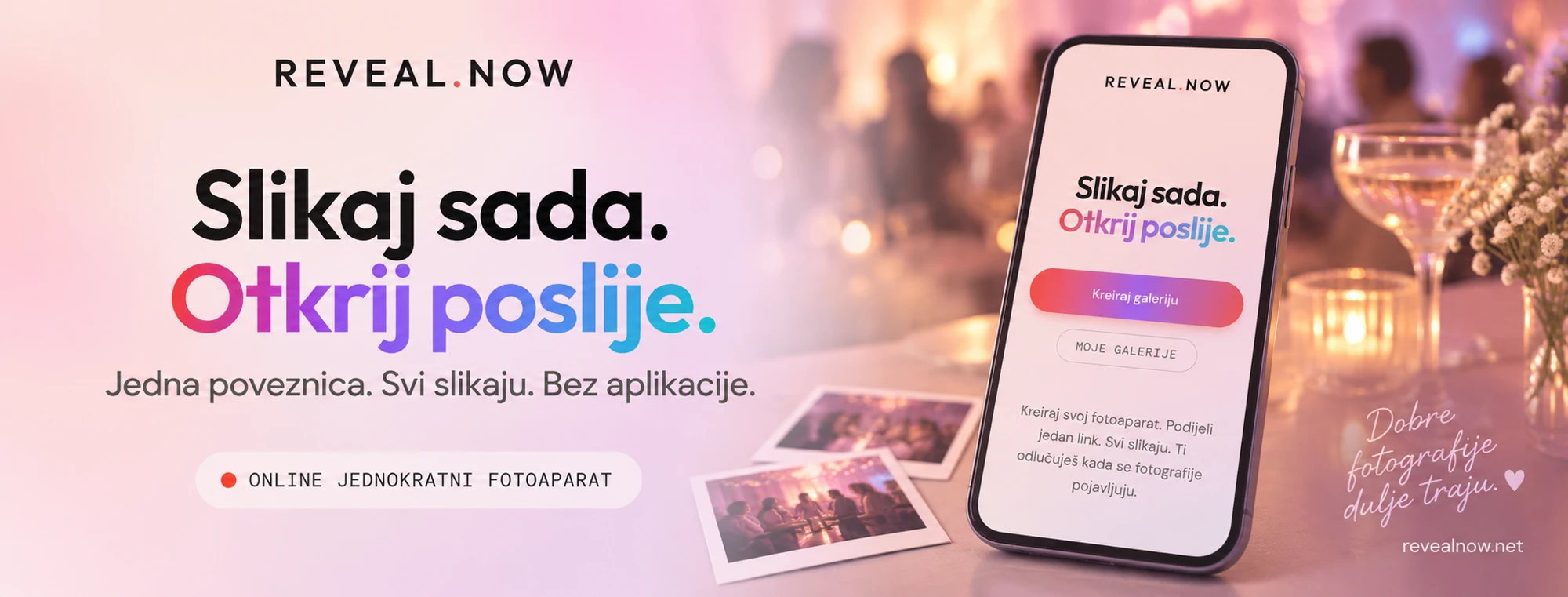 Reveal — Slikaj sada. Otkrij poslije. Promotivni prikaz.